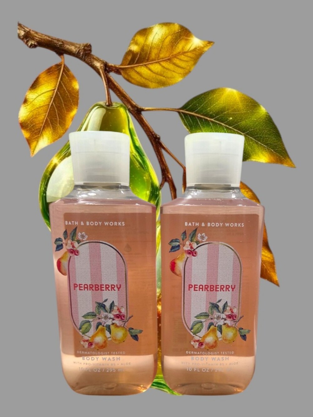 Bath & Body Works Pearberry Body Wash Set